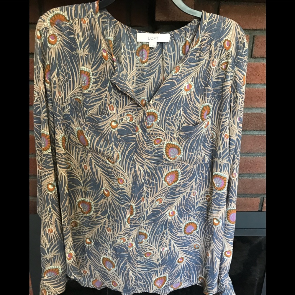 Ann Taylor LOFT blouse NEW size Large